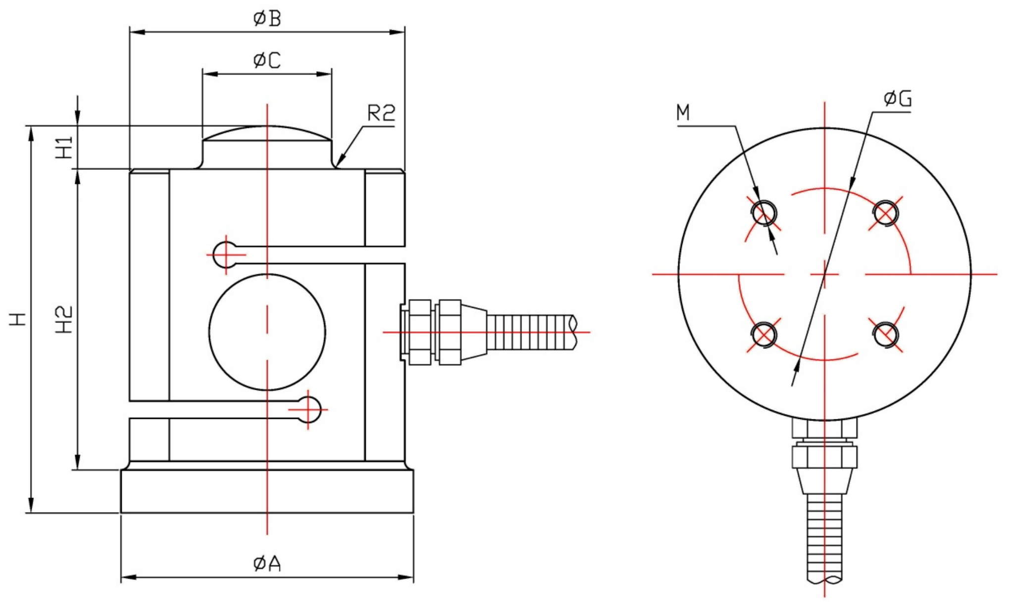 LCZ-102C尺寸圖 LCZ-102C尺寸圖